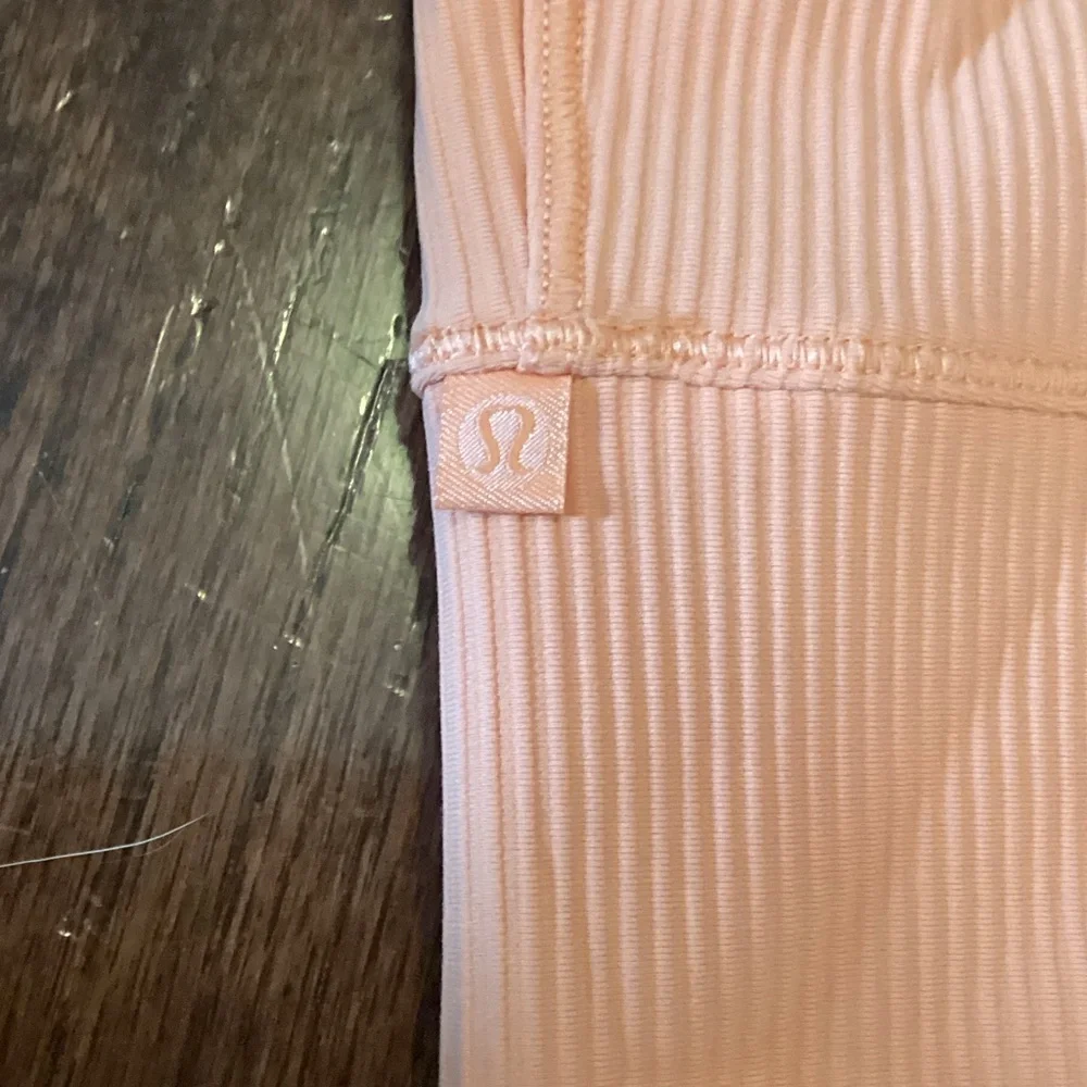 Orange Ribbed Tank Top - Picture 3 of 4